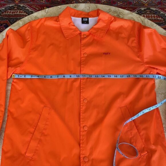 Obey Nylon Windbreaker Snap Front Jacket - Picture 13 of 15